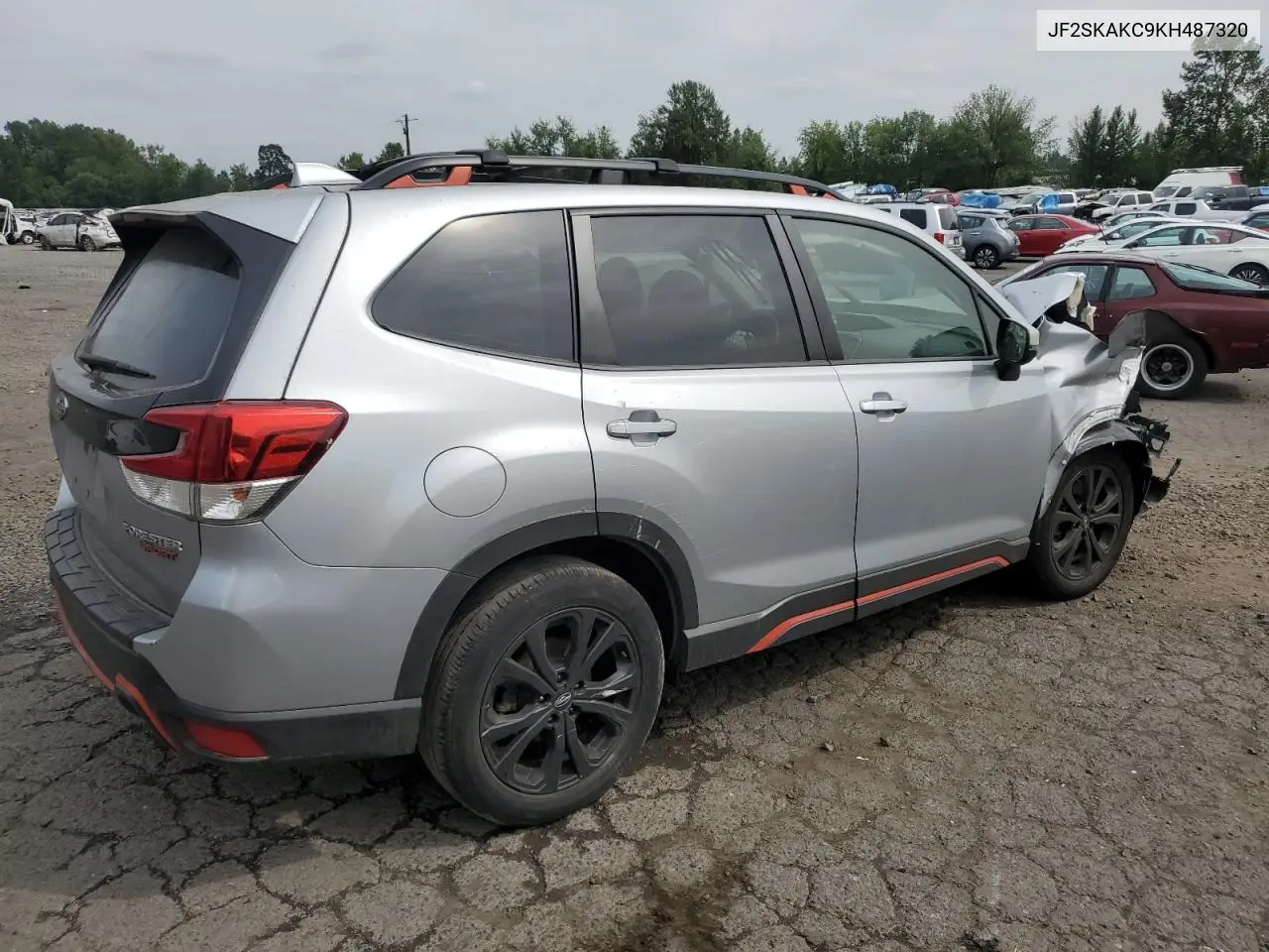 2019 Subaru Forester Sport VIN: JF2SKAKC9KH487320 Lot: 60644195