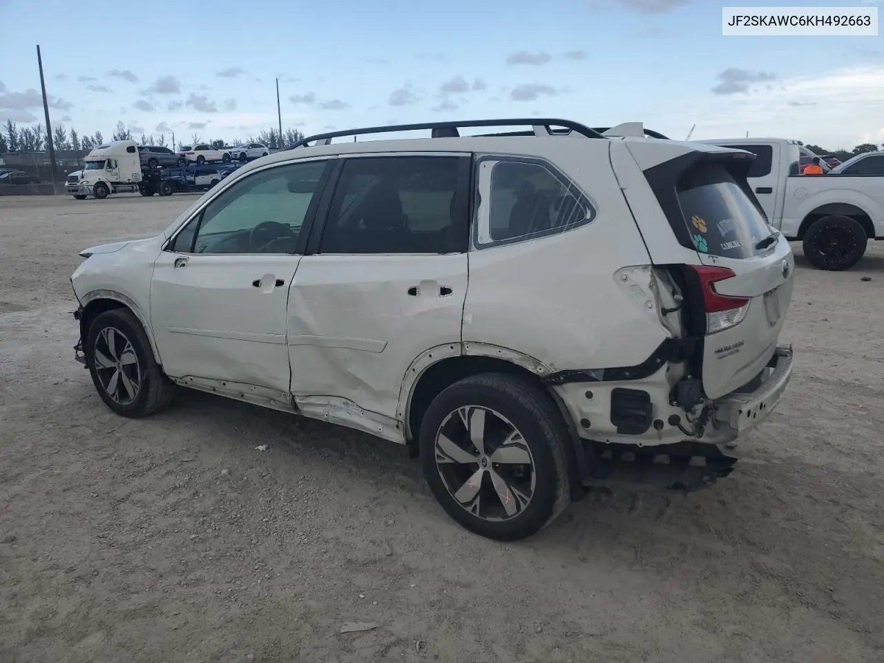 2019 Subaru Forester Touring VIN: JF2SKAWC6KH492663 Lot: 62405135