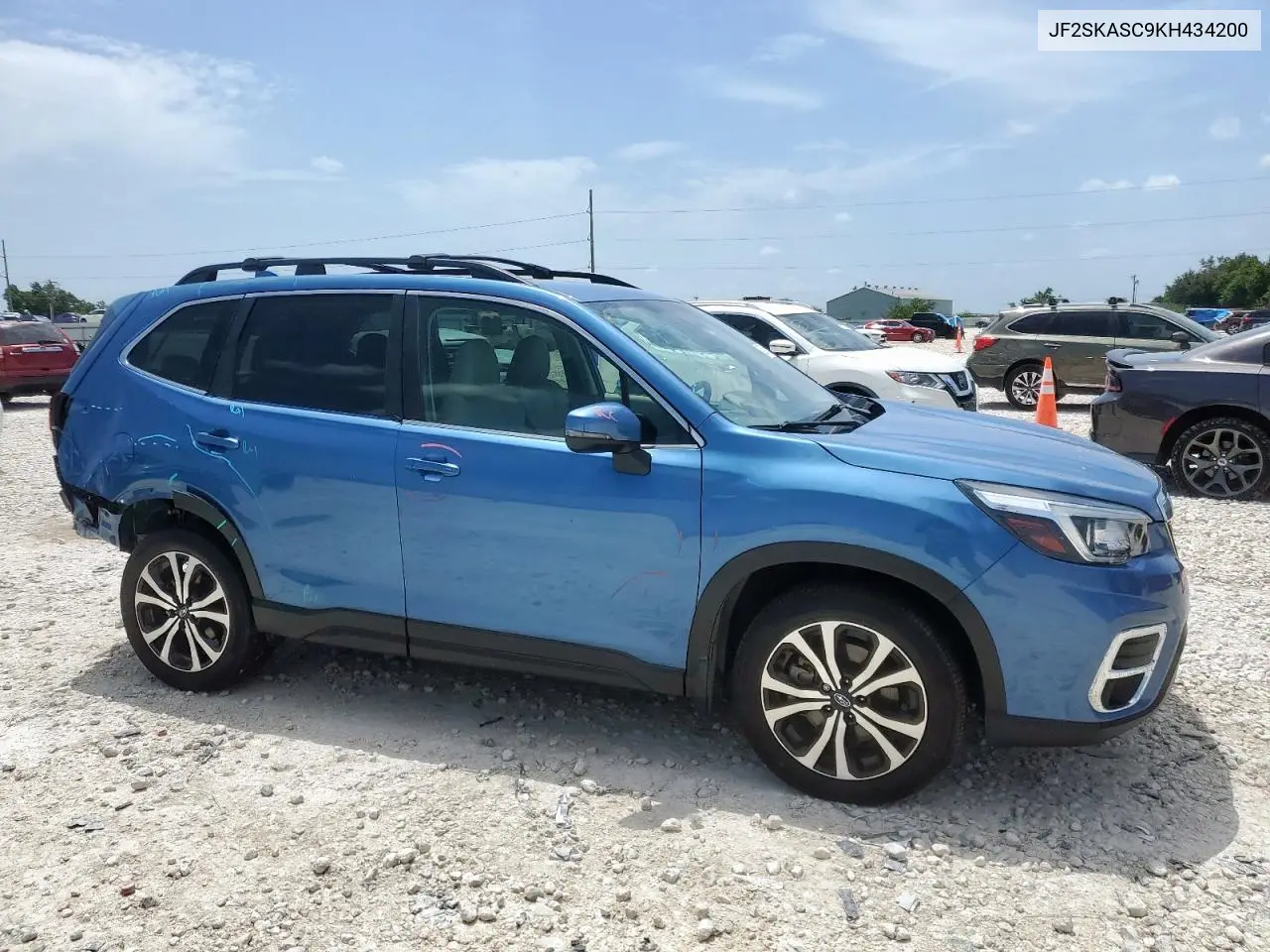 2019 Subaru Forester Limited VIN: JF2SKASC9KH434200 Lot: 62511295