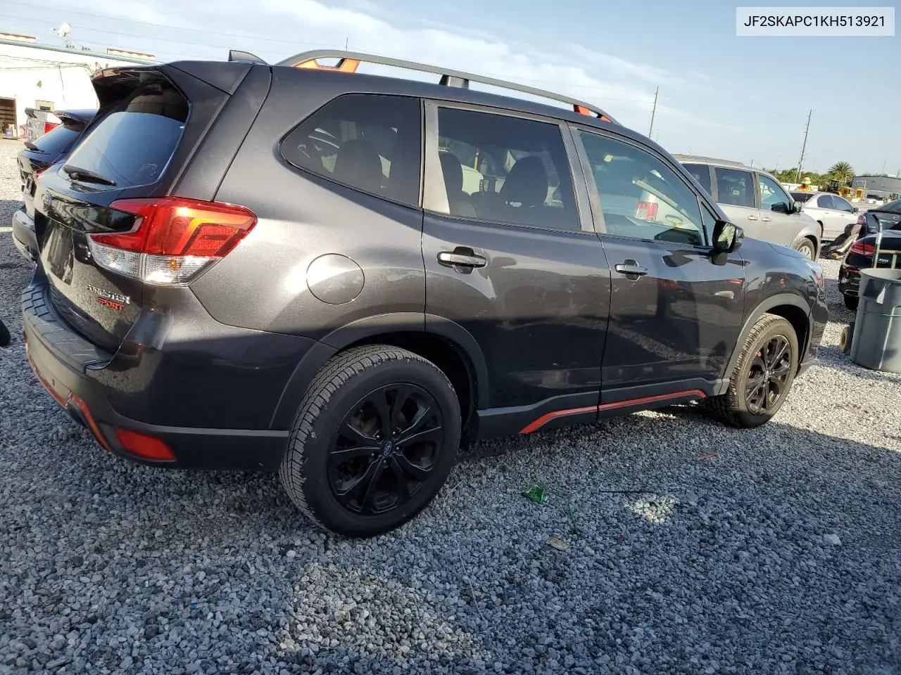 2019 Subaru Forester Sport VIN: JF2SKAPC1KH513921 Lot: 62765955
