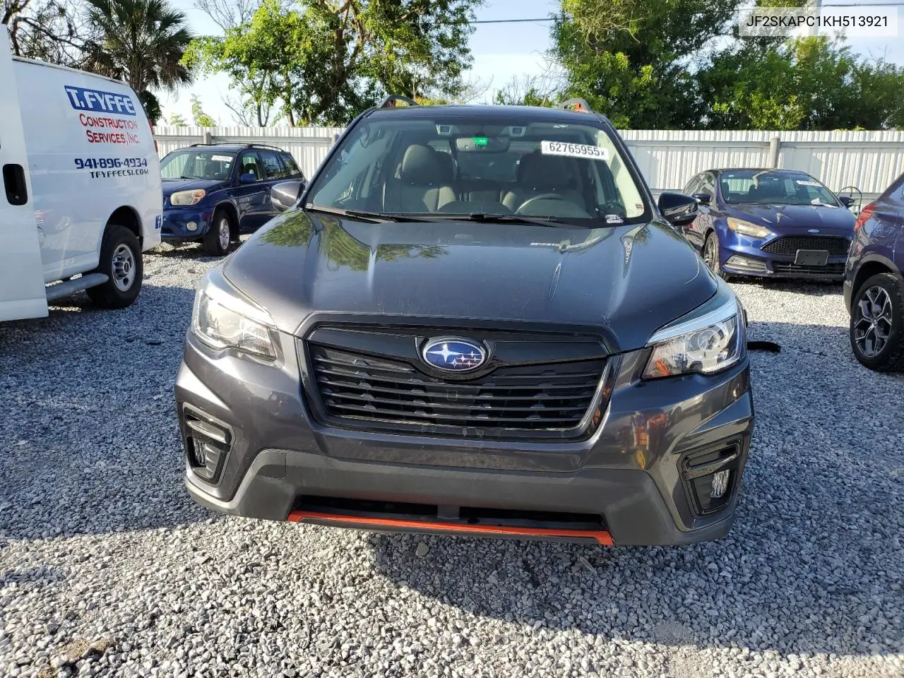 2019 Subaru Forester Sport VIN: JF2SKAPC1KH513921 Lot: 62765955