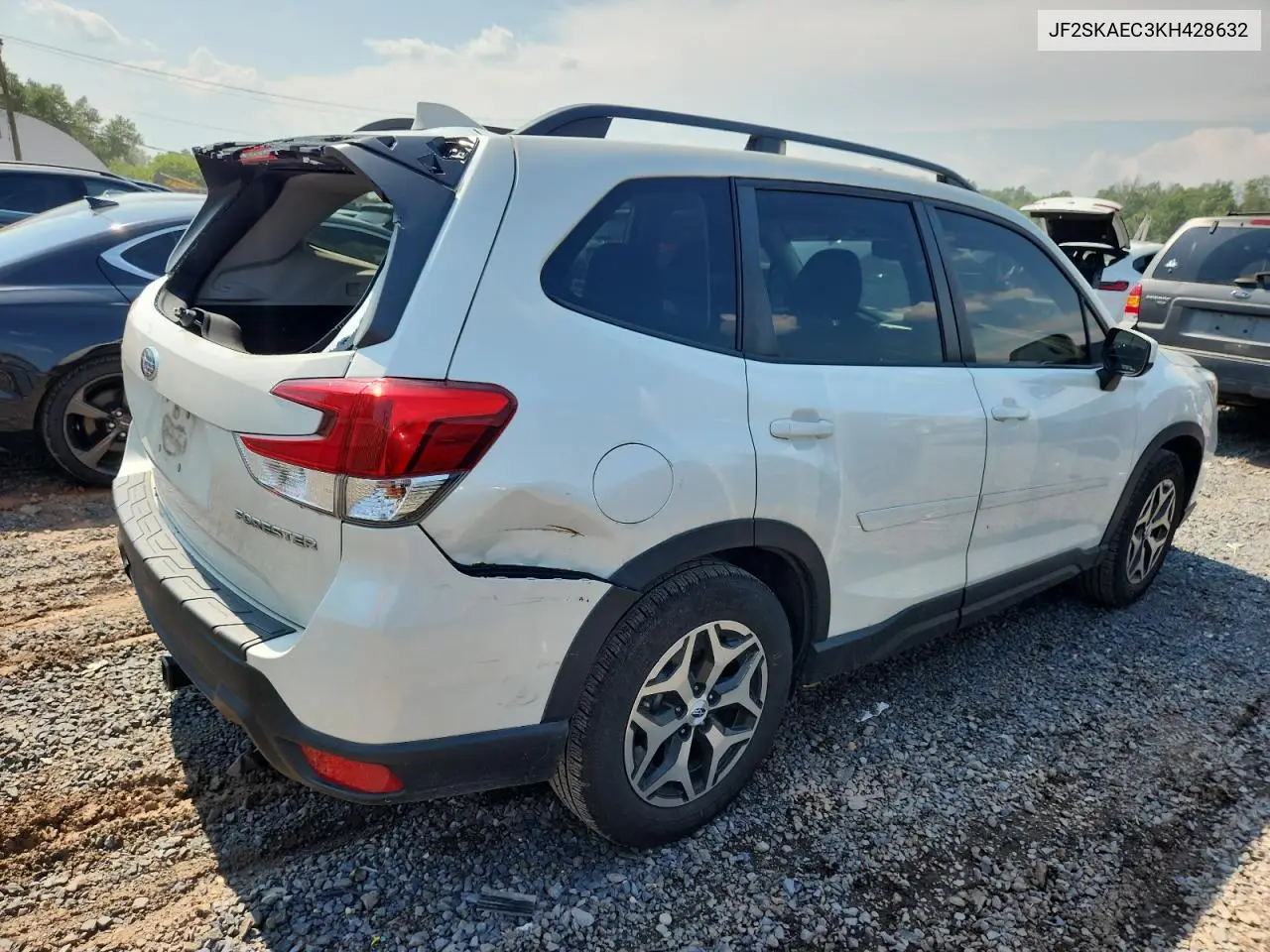 2019 Subaru Forester Premium VIN: JF2SKAEC3KH428632 Lot: 62773215