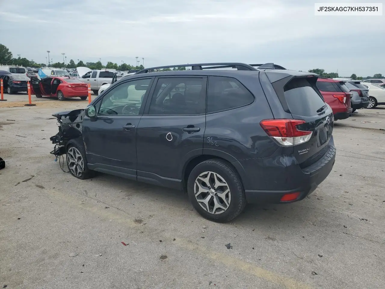 2019 Subaru Forester Premium VIN: JF2SKAGC7KH537351 Lot: 62897655