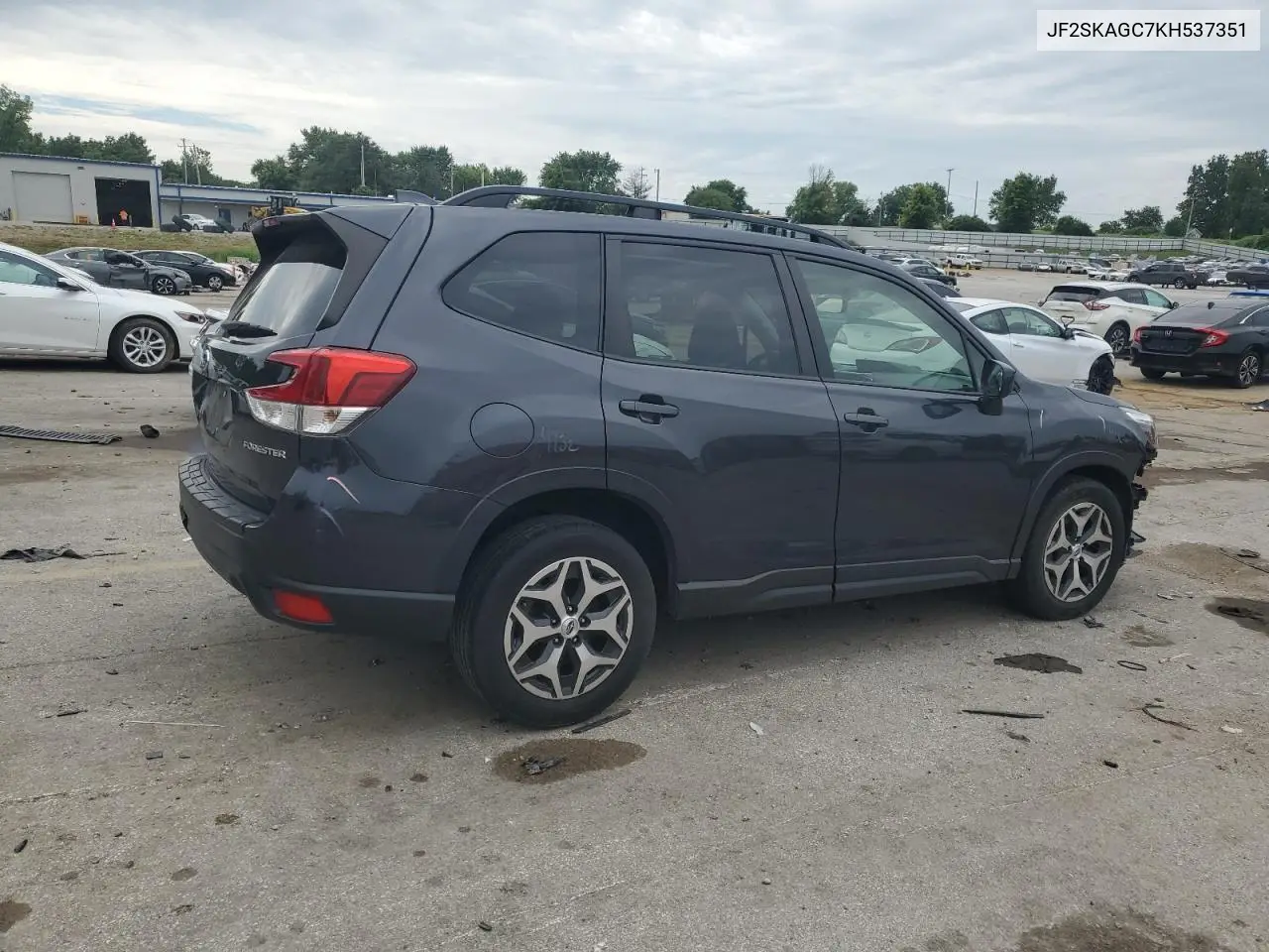 2019 Subaru Forester Premium VIN: JF2SKAGC7KH537351 Lot: 62897655