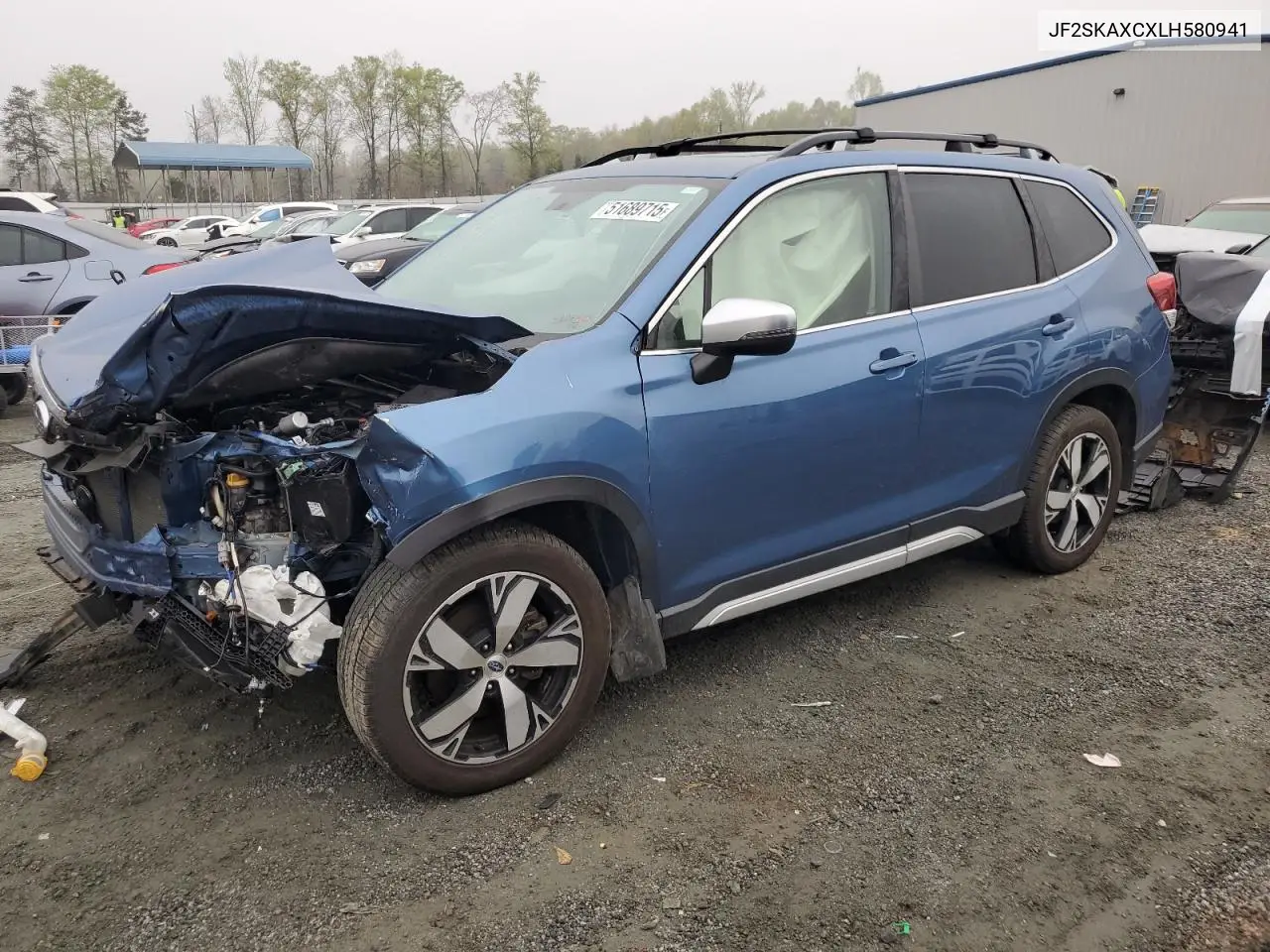 2020 Subaru Forester Touring VIN: JF2SKAXCXLH580941 Lot: 51689715