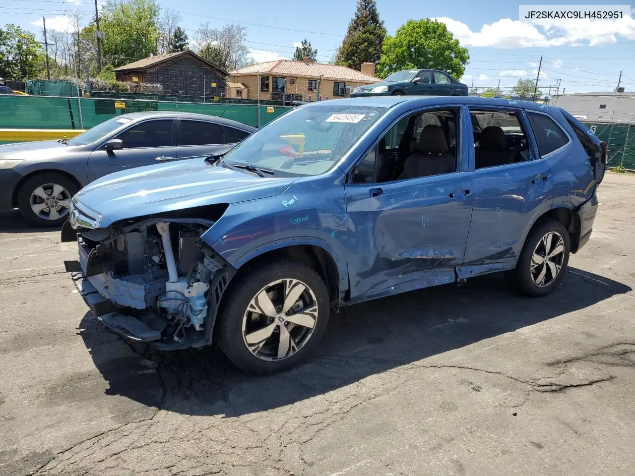 2020 Subaru Forester Touring VIN: JF2SKAXC9LH452951 Lot: 56428495