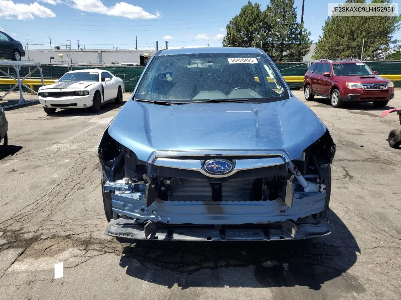 2020 Subaru Forester Touring VIN: JF2SKAXC9LH452951 Lot: 56428495