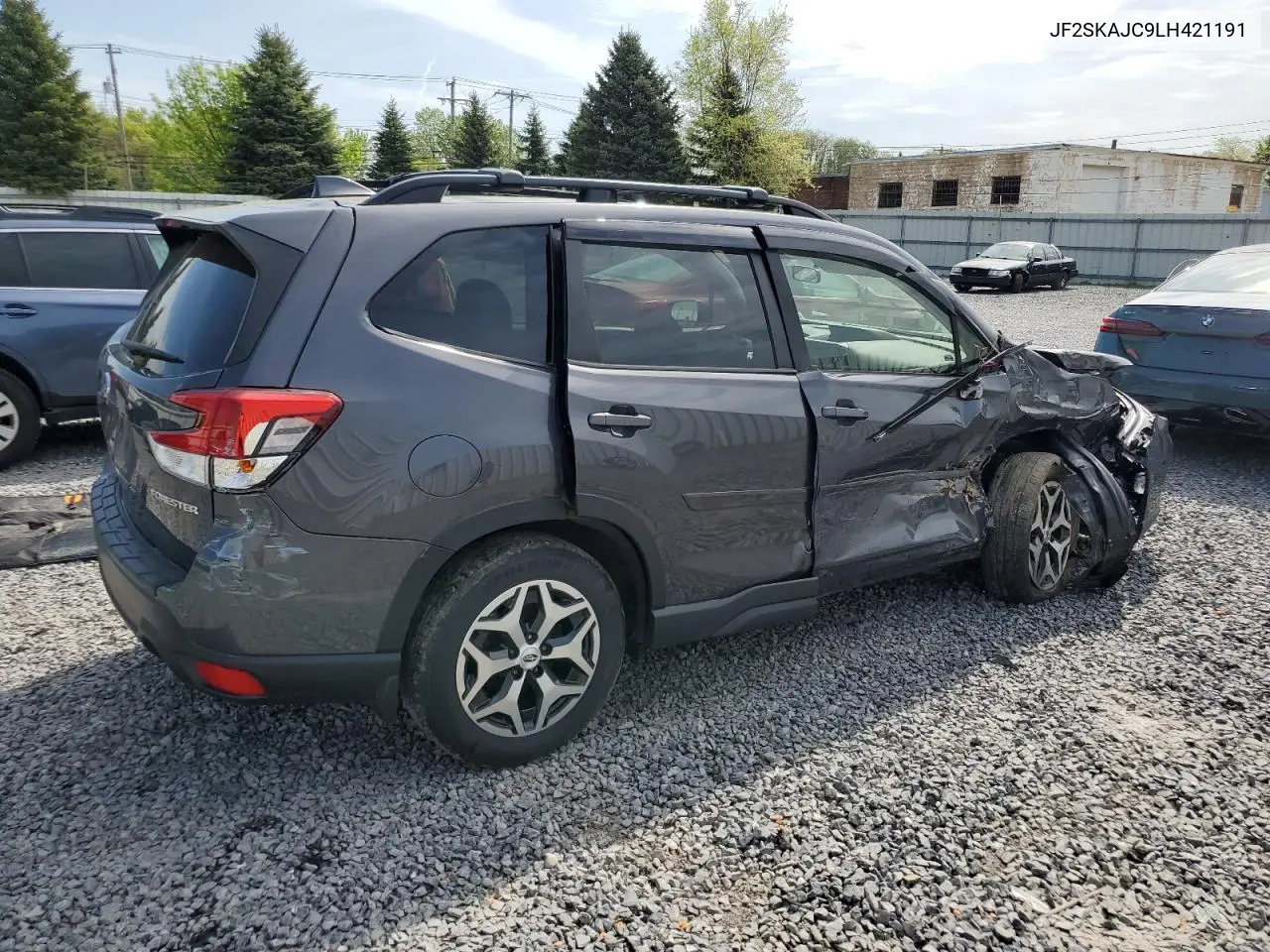 2020 Subaru Forester Premium VIN: JF2SKAJC9LH421191 Lot: 56479275