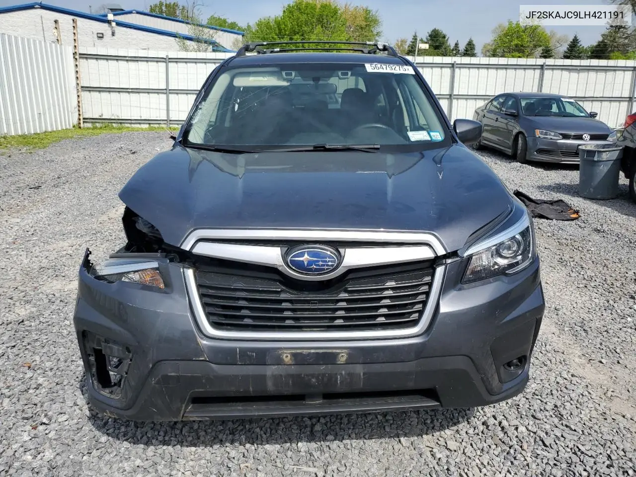2020 Subaru Forester Premium VIN: JF2SKAJC9LH421191 Lot: 56479275