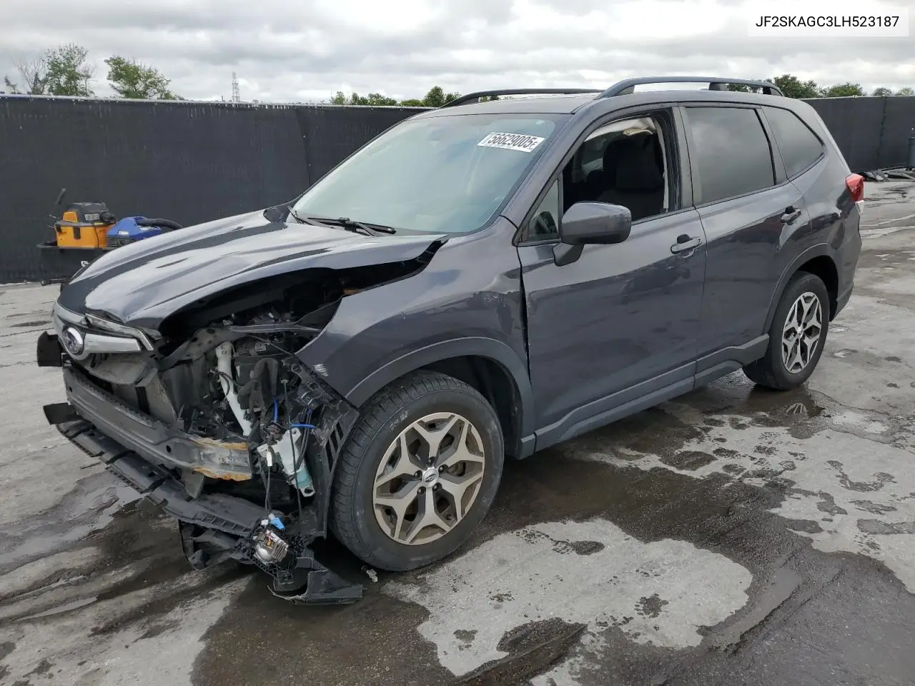 2020 Subaru Forester Premium VIN: JF2SKAGC3LH523187 Lot: 56629005