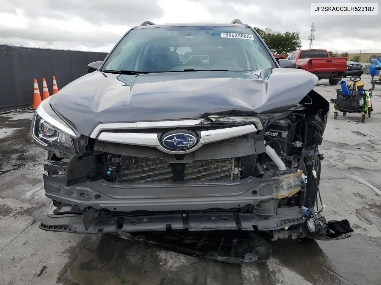2020 Subaru Forester Premium VIN: JF2SKAGC3LH523187 Lot: 56629005