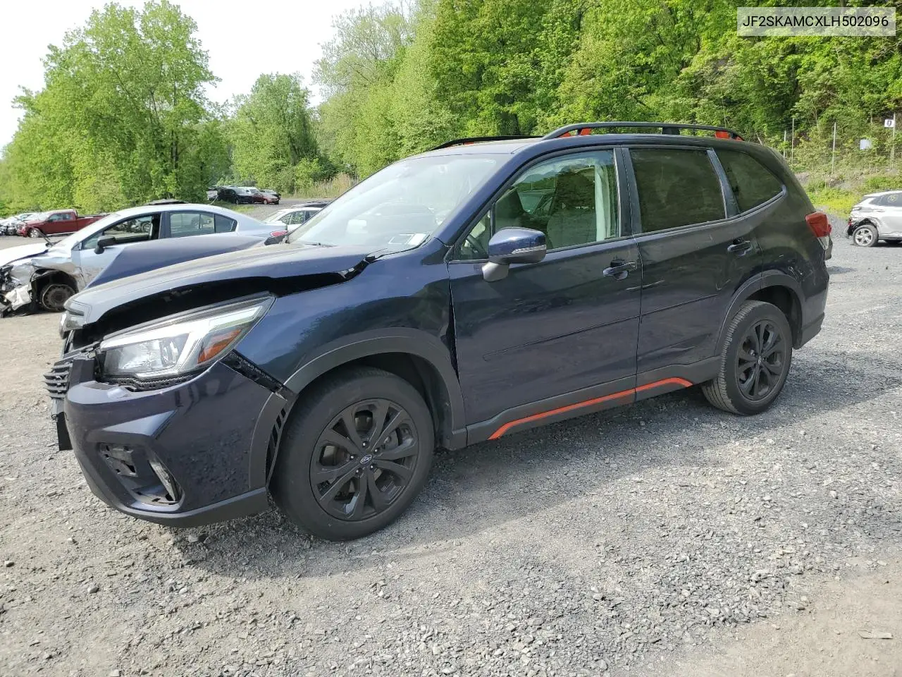 2020 Subaru Forester Sport VIN: JF2SKAMCXLH502096 Lot: 56763165