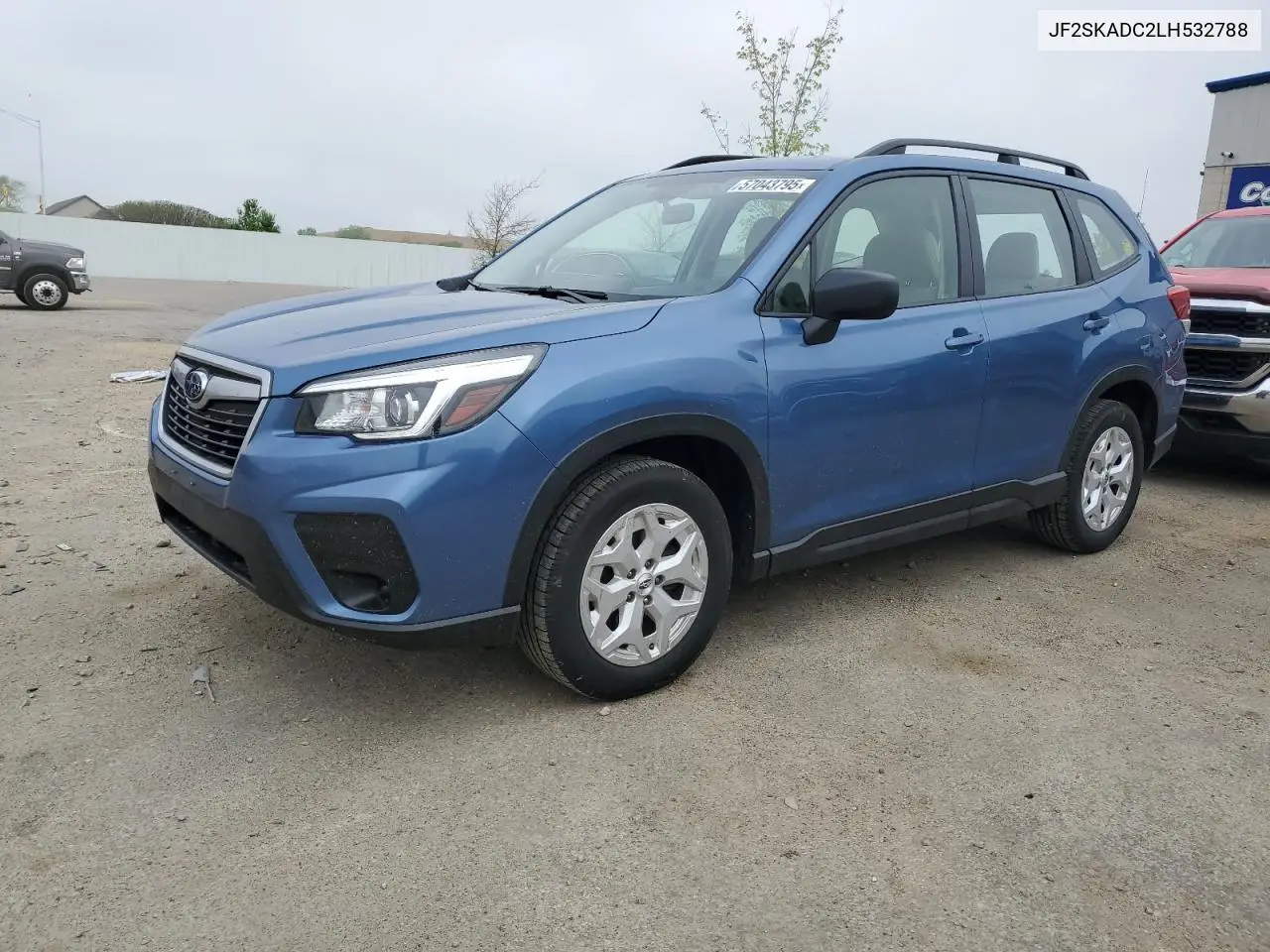 2020 Subaru Forester VIN: JF2SKADC2LH532788 Lot: 57043795