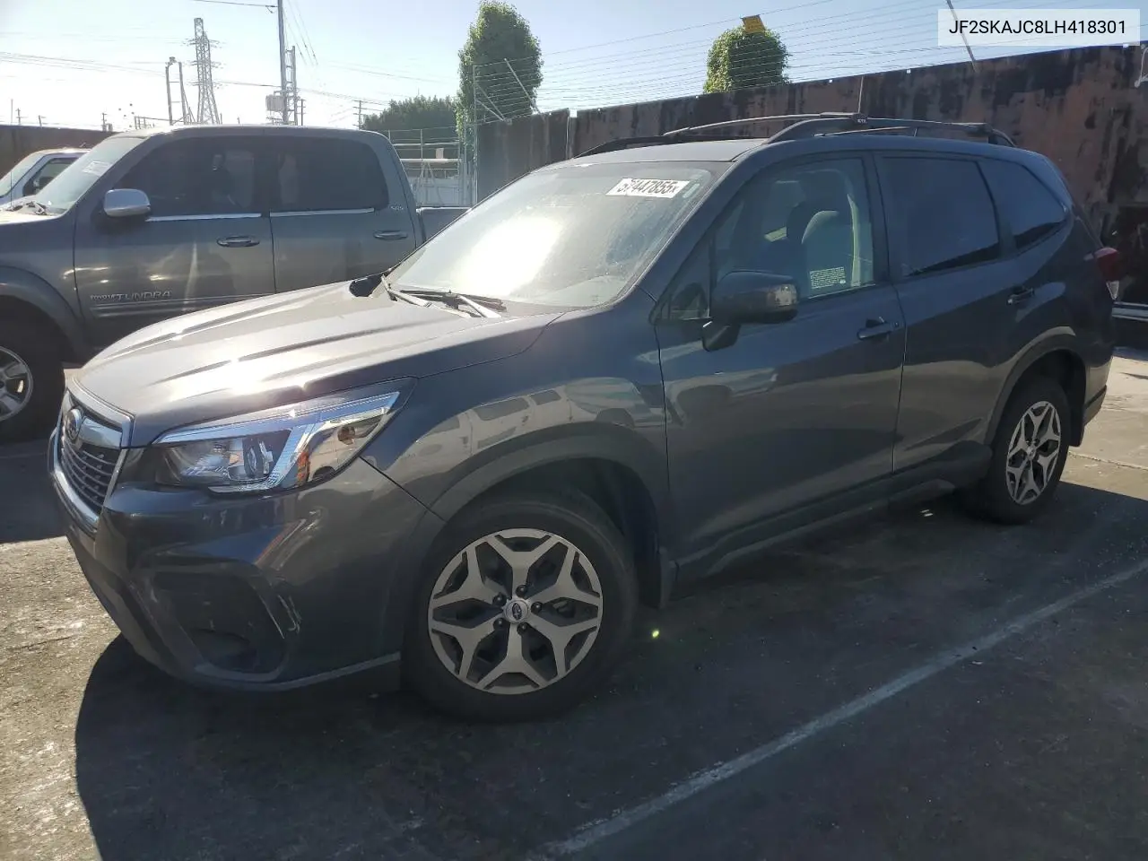 2020 Subaru Forester Premium VIN: JF2SKAJC8LH418301 Lot: 57447855