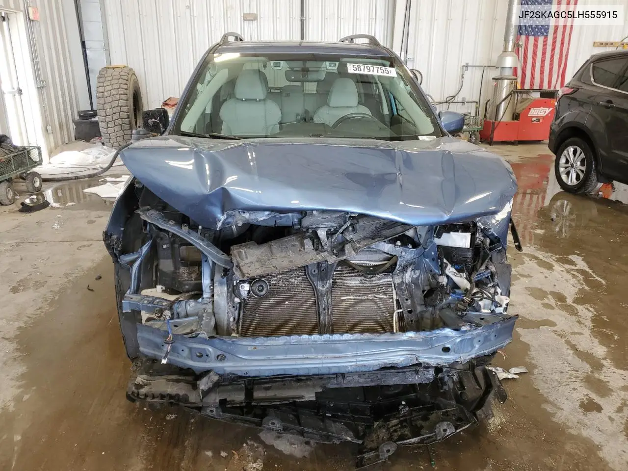 2020 Subaru Forester Premium VIN: JF2SKAGC5LH555915 Lot: 58797755