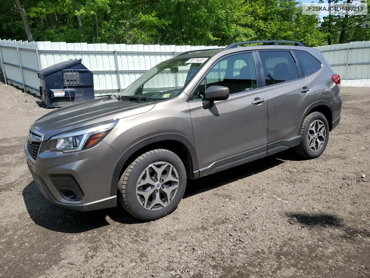 2020 Subaru Forester Premium VIN: JF2SKAJC4LH487213 Lot: 59174435