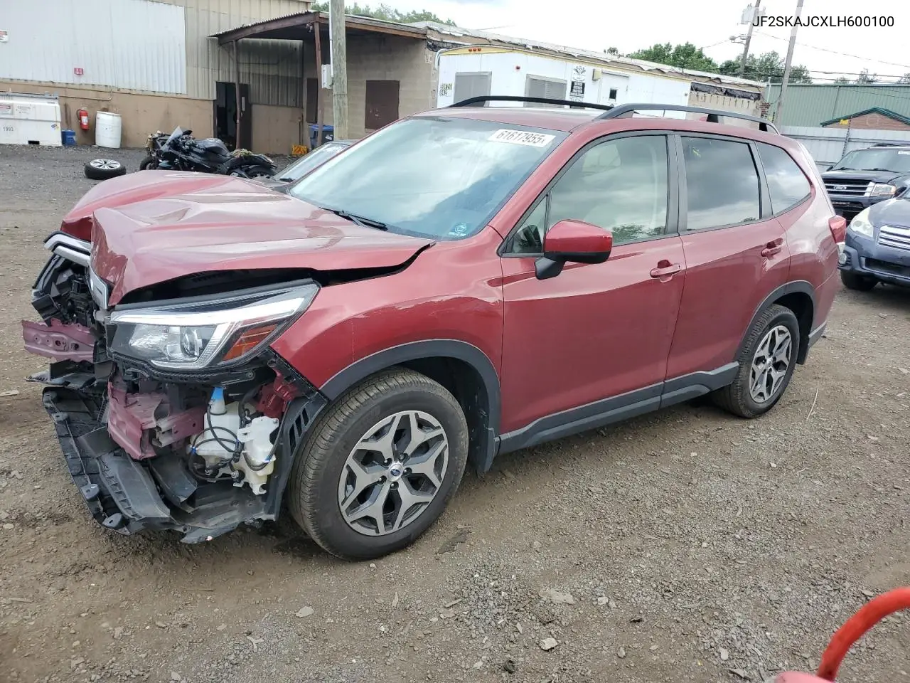 2020 Subaru Forester Premium VIN: JF2SKAJCXLH600100 Lot: 61617955