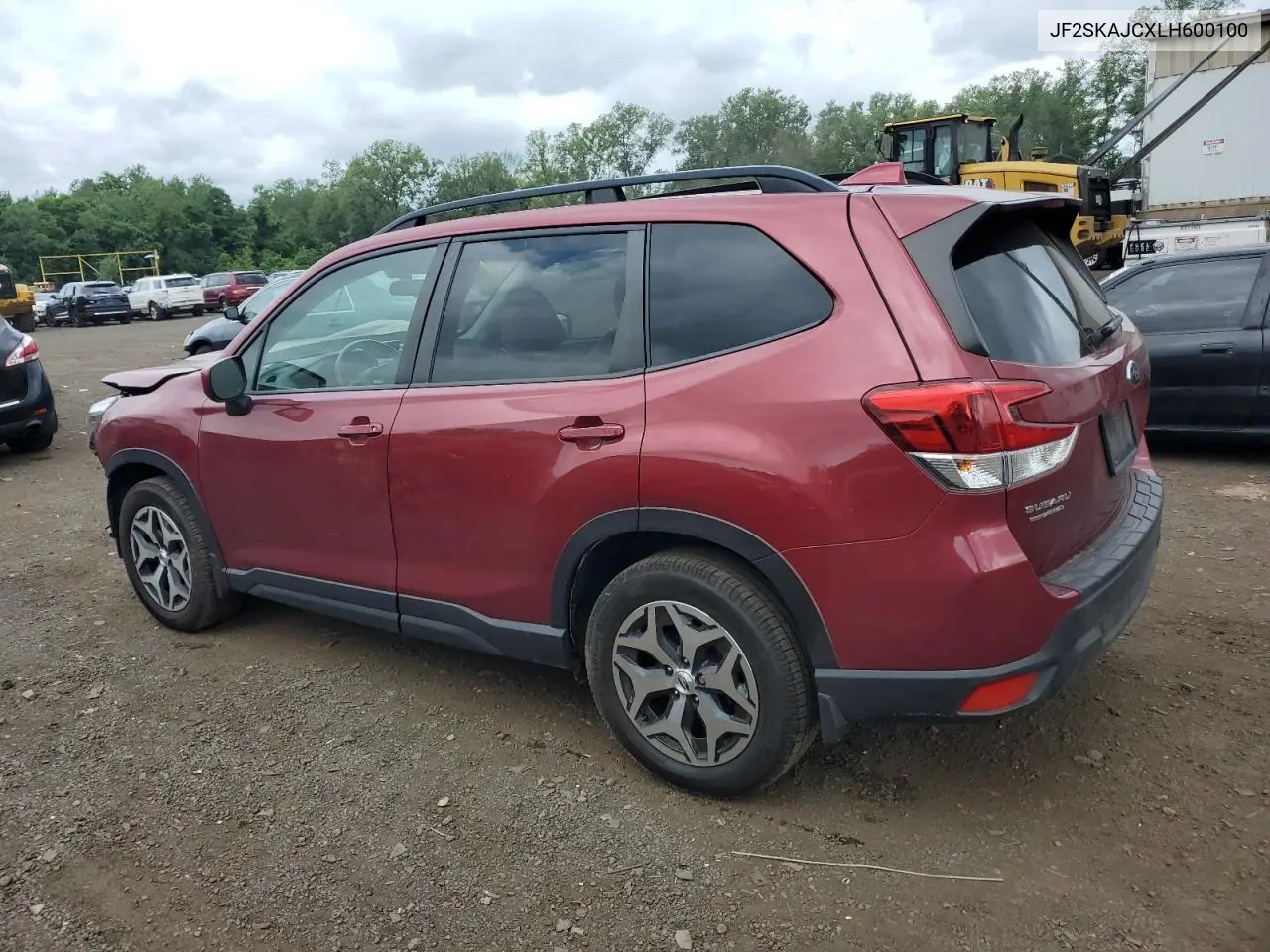 2020 Subaru Forester Premium VIN: JF2SKAJCXLH600100 Lot: 61617955