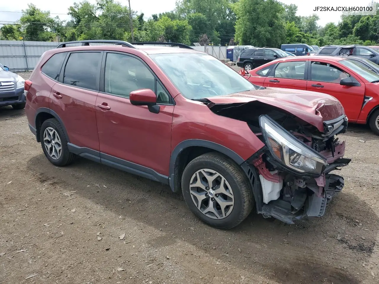 2020 Subaru Forester Premium VIN: JF2SKAJCXLH600100 Lot: 61617955