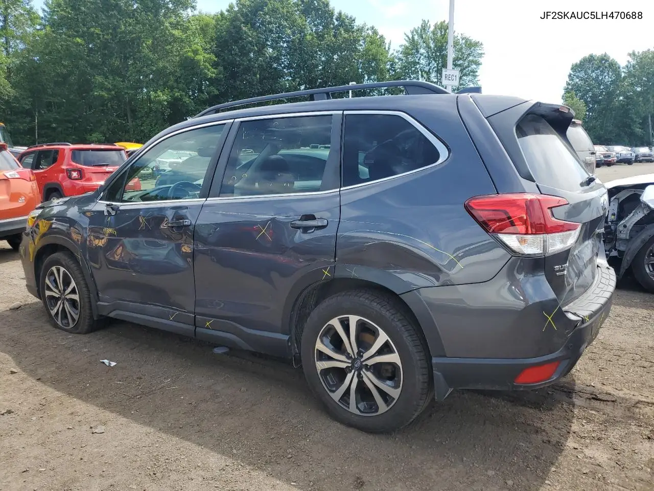 2020 Subaru Forester Limited VIN: JF2SKAUC5LH470688 Lot: 62675675