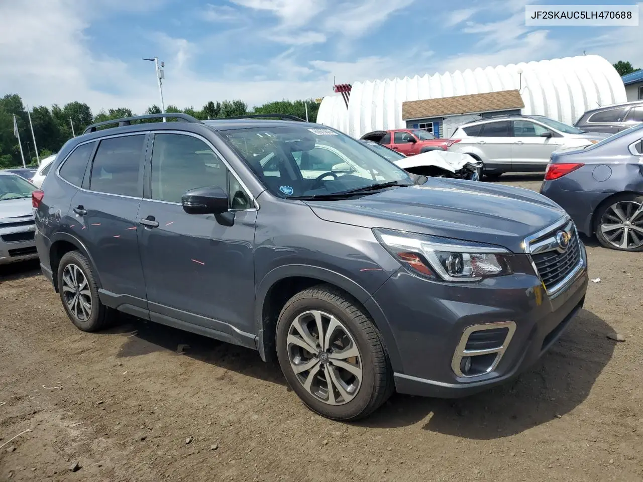 2020 Subaru Forester Limited VIN: JF2SKAUC5LH470688 Lot: 62675675