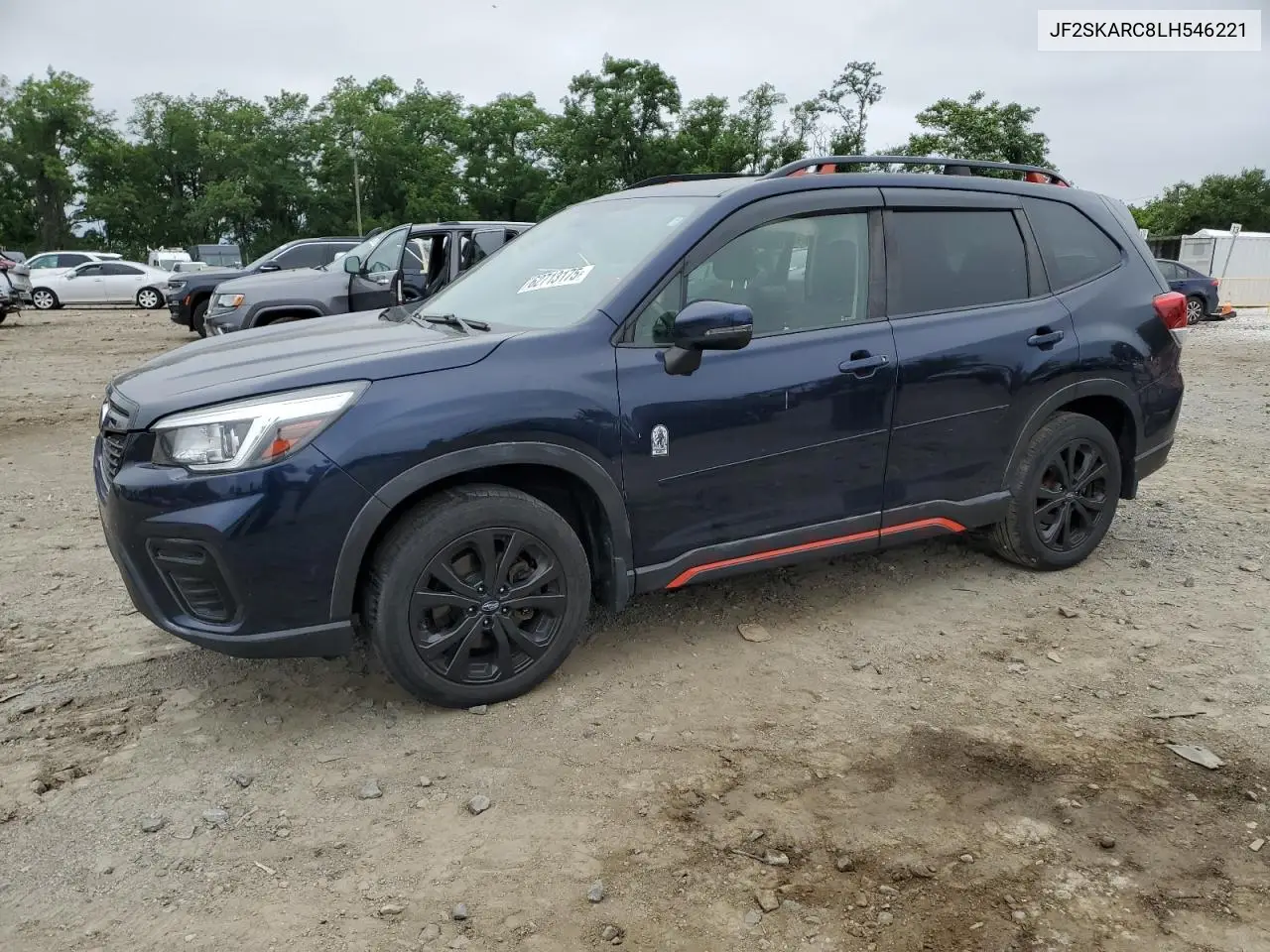 2020 Subaru Forester Sport VIN: JF2SKARC8LH546221 Lot: 62713175