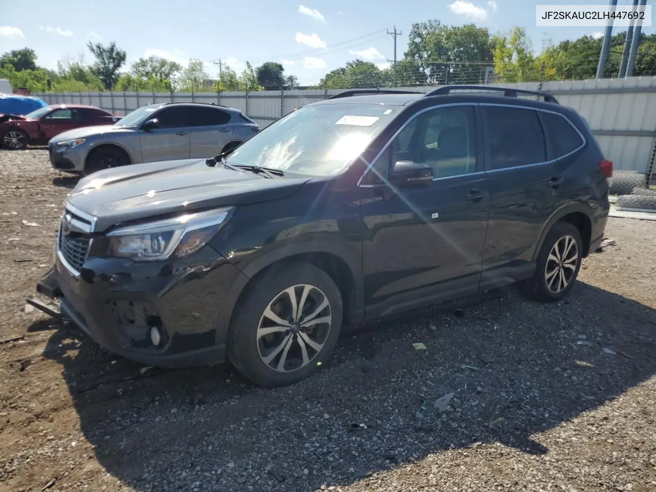 2020 Subaru Forester Limited VIN: JF2SKAUC2LH447692 Lot: 62743355
