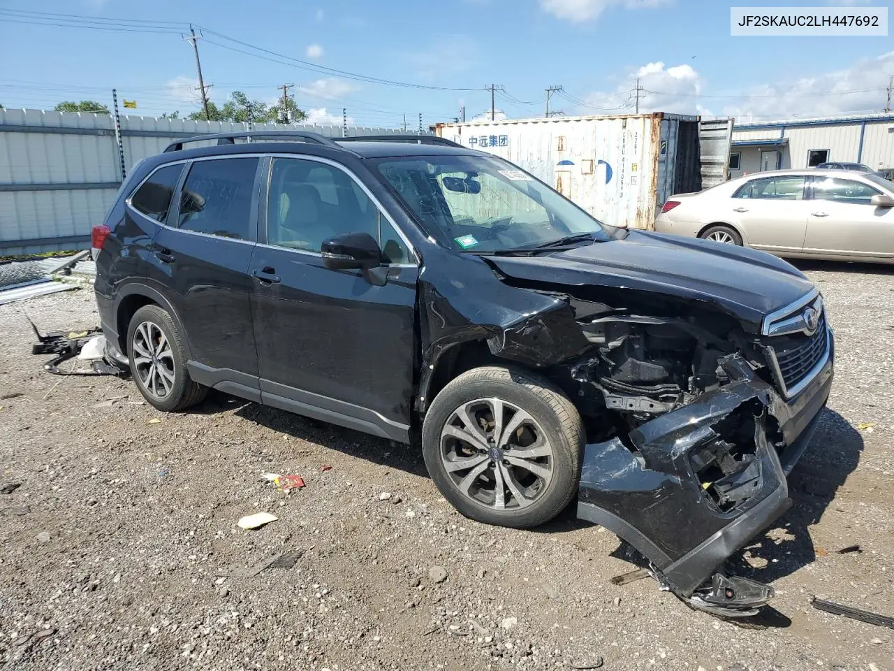 2020 Subaru Forester Limited VIN: JF2SKAUC2LH447692 Lot: 62743355