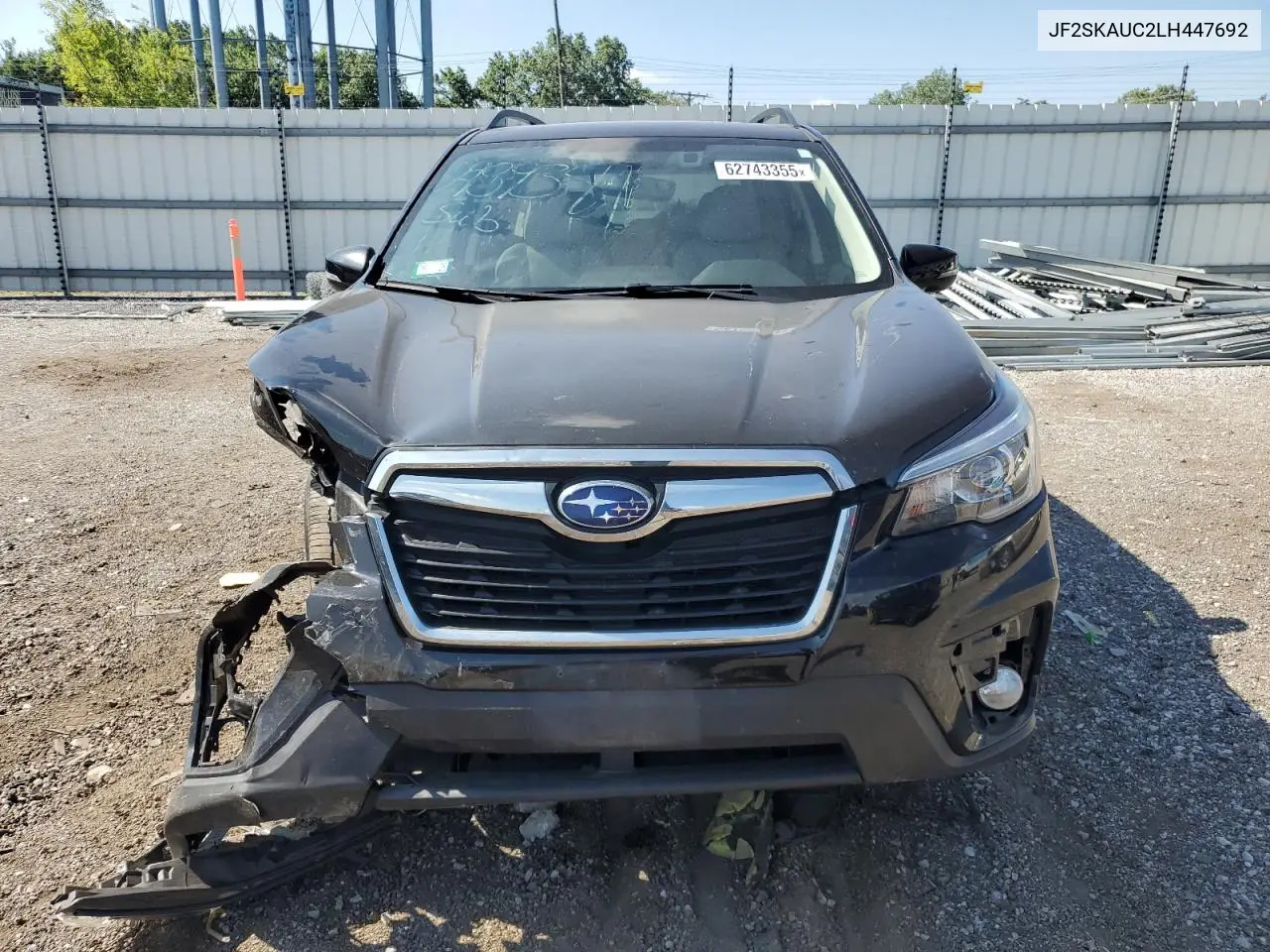 2020 Subaru Forester Limited VIN: JF2SKAUC2LH447692 Lot: 62743355