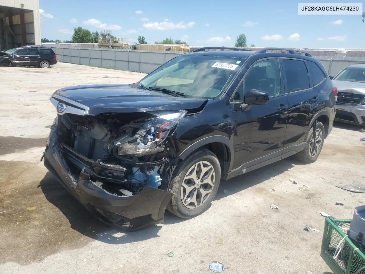 2020 Subaru Forester Premium VIN: JF2SKAGC6LH474230 Lot: 62933235