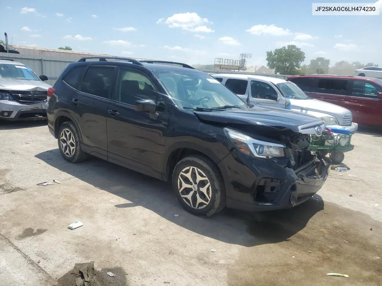 2020 Subaru Forester Premium VIN: JF2SKAGC6LH474230 Lot: 62933235