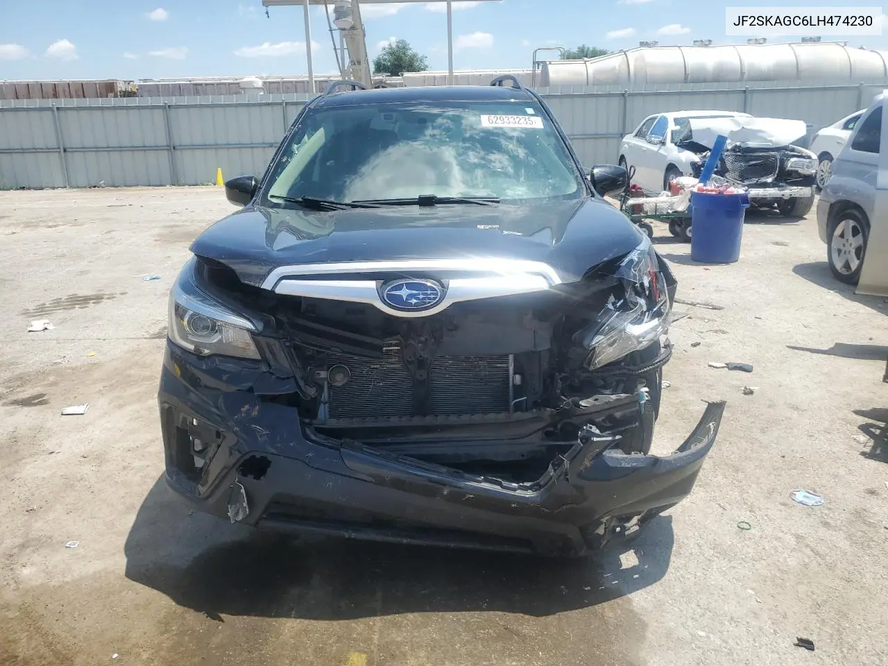 2020 Subaru Forester Premium VIN: JF2SKAGC6LH474230 Lot: 62933235