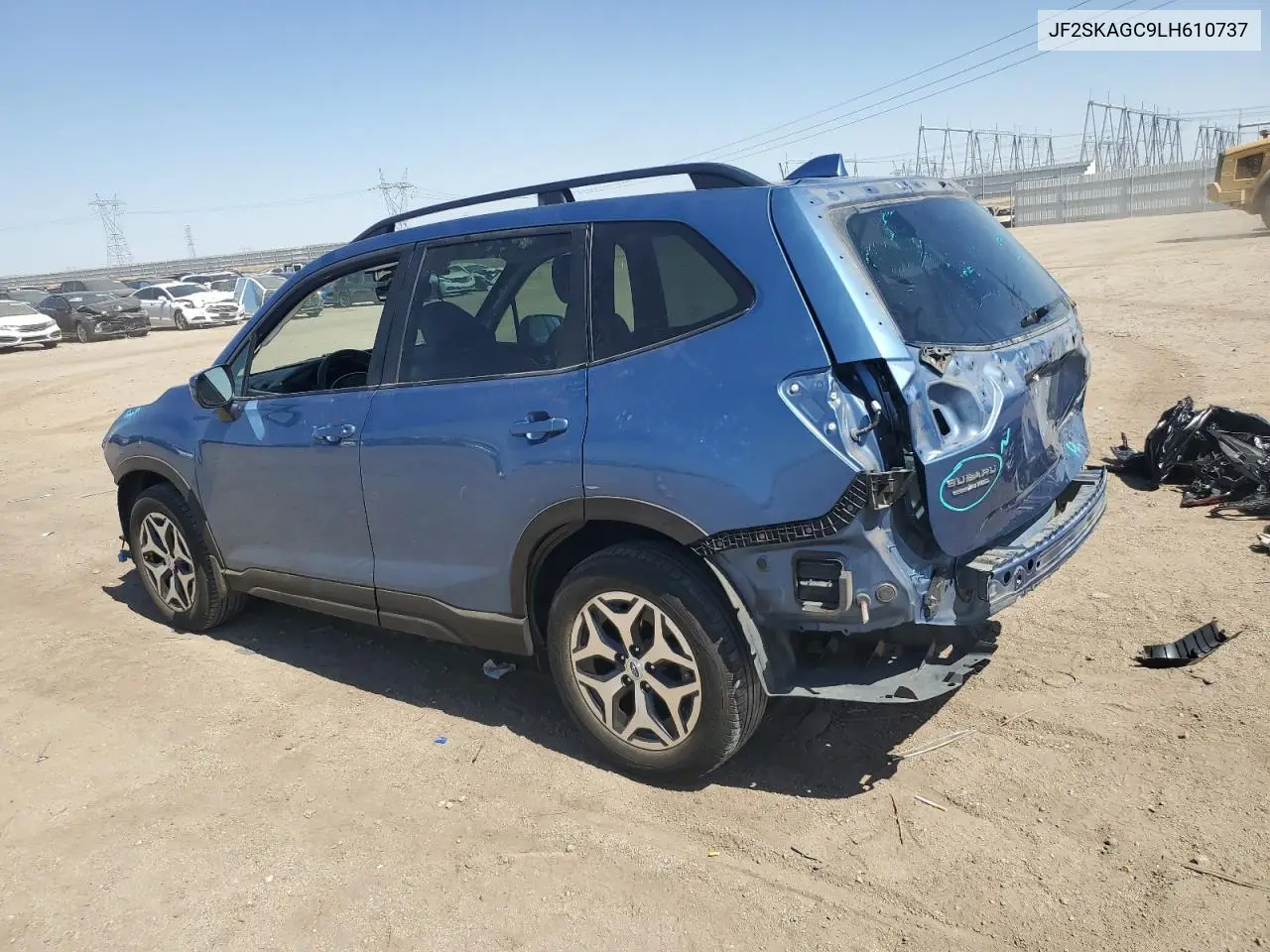 2020 Subaru Forester Premium VIN: JF2SKAGC9LH610737 Lot: 63065375
