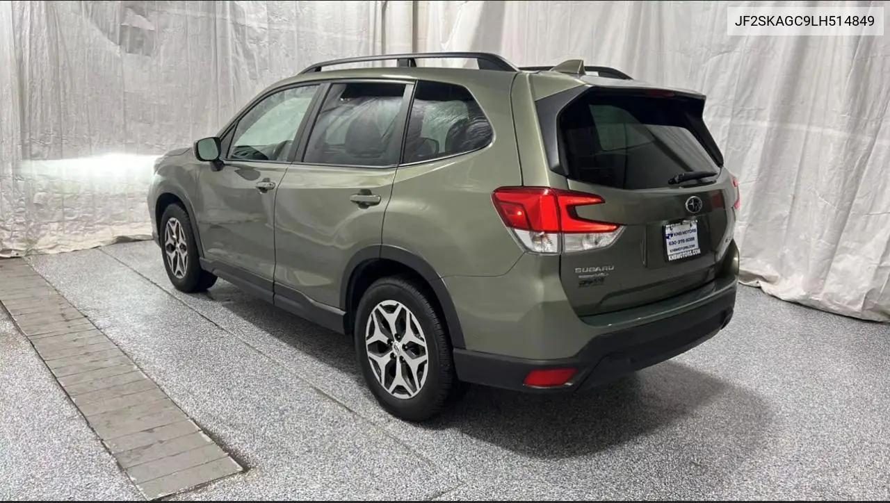 2020 Subaru Forester Premium VIN: JF2SKAGC9LH514849 Lot: 63135625