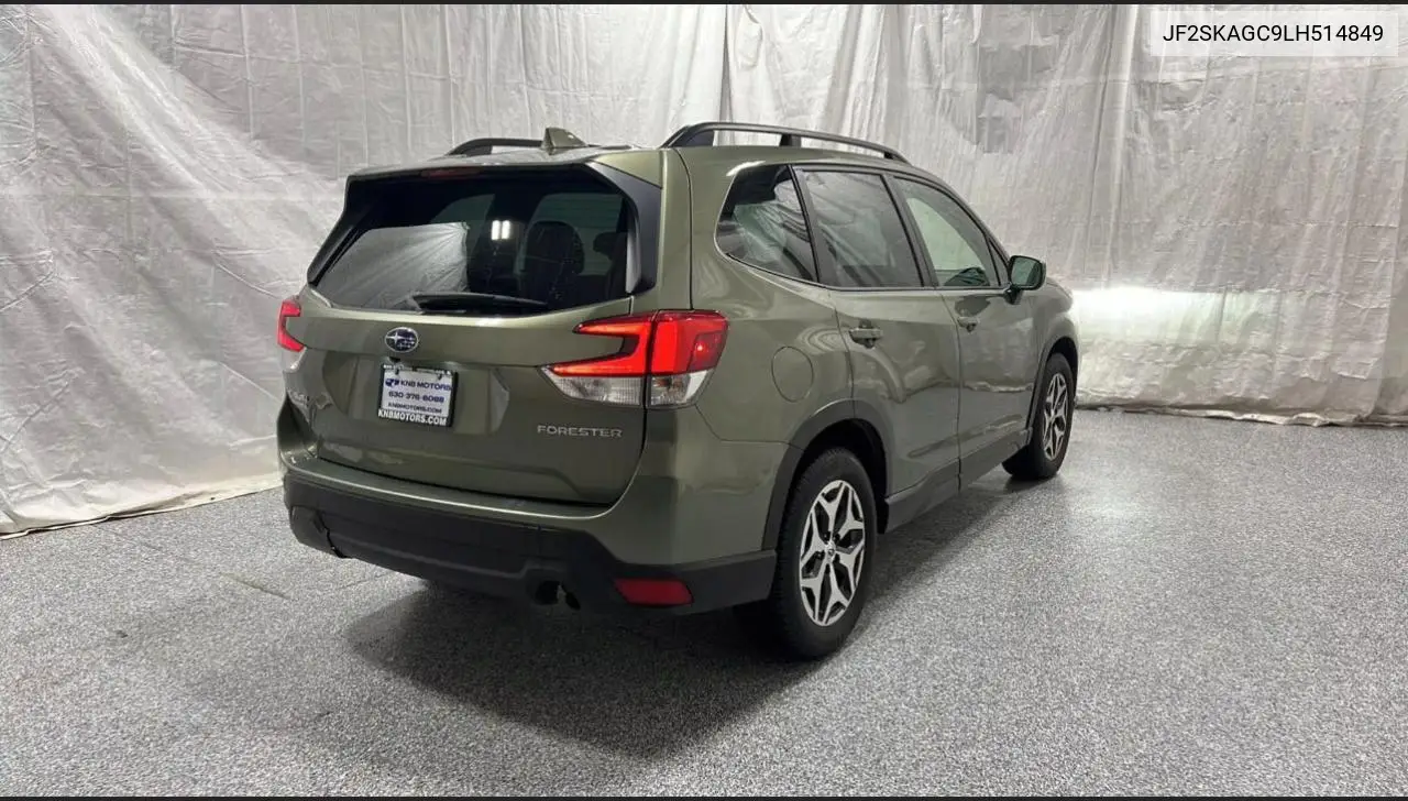 2020 Subaru Forester Premium VIN: JF2SKAGC9LH514849 Lot: 63135625