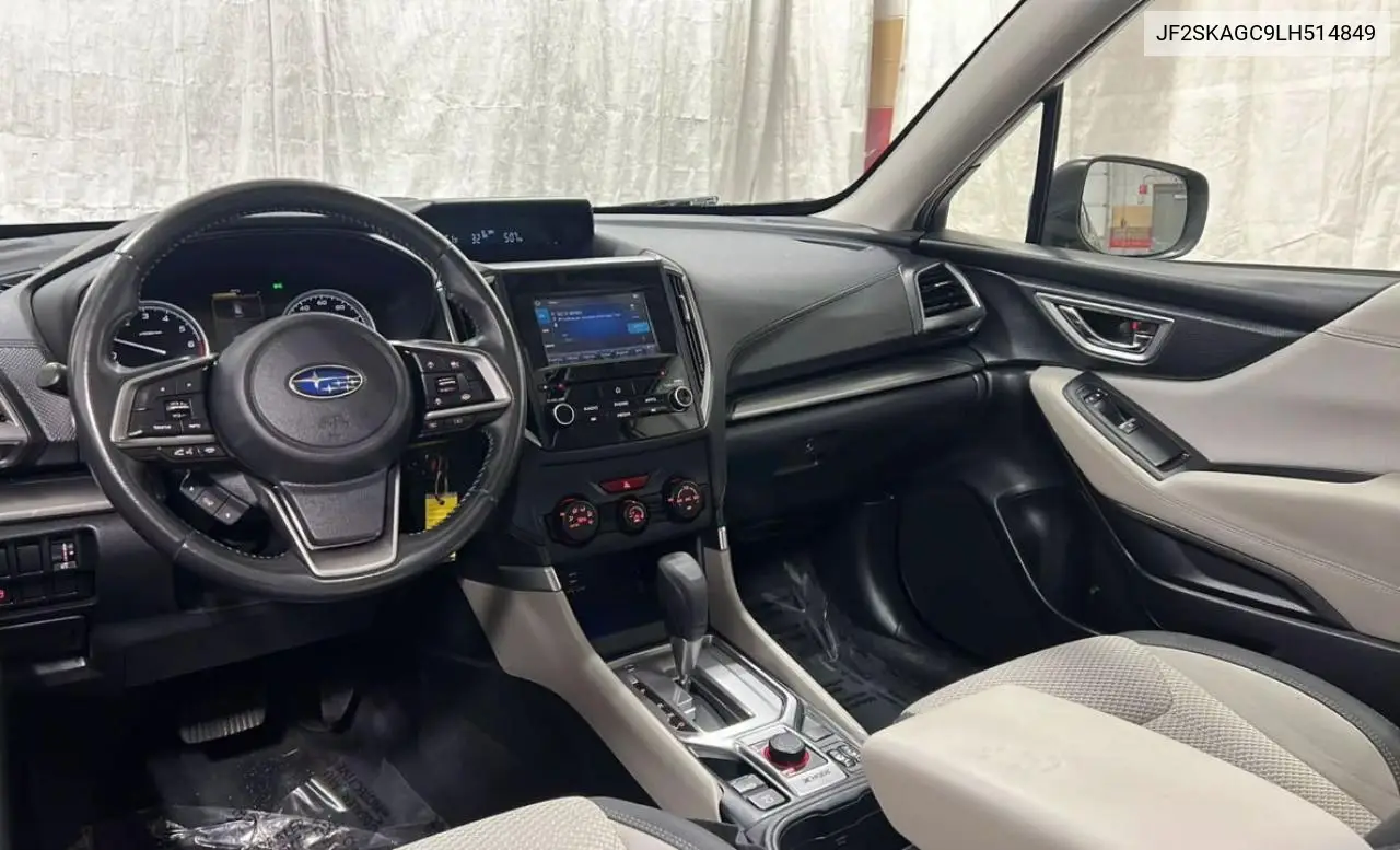 2020 Subaru Forester Premium VIN: JF2SKAGC9LH514849 Lot: 63135625
