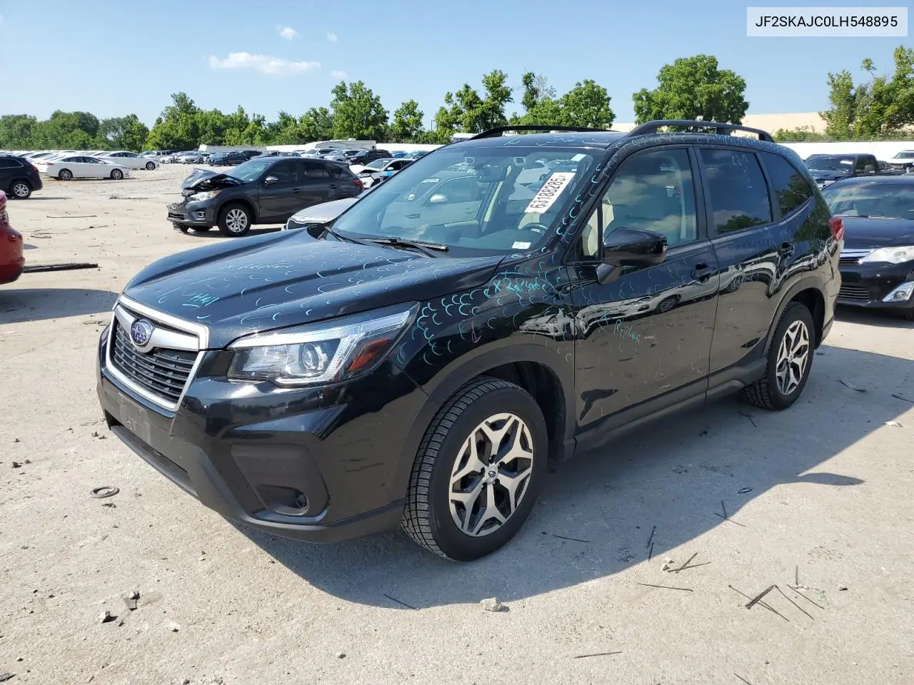 2020 Subaru Forester Premium VIN: JF2SKAJC0LH548895 Lot: 63188285
