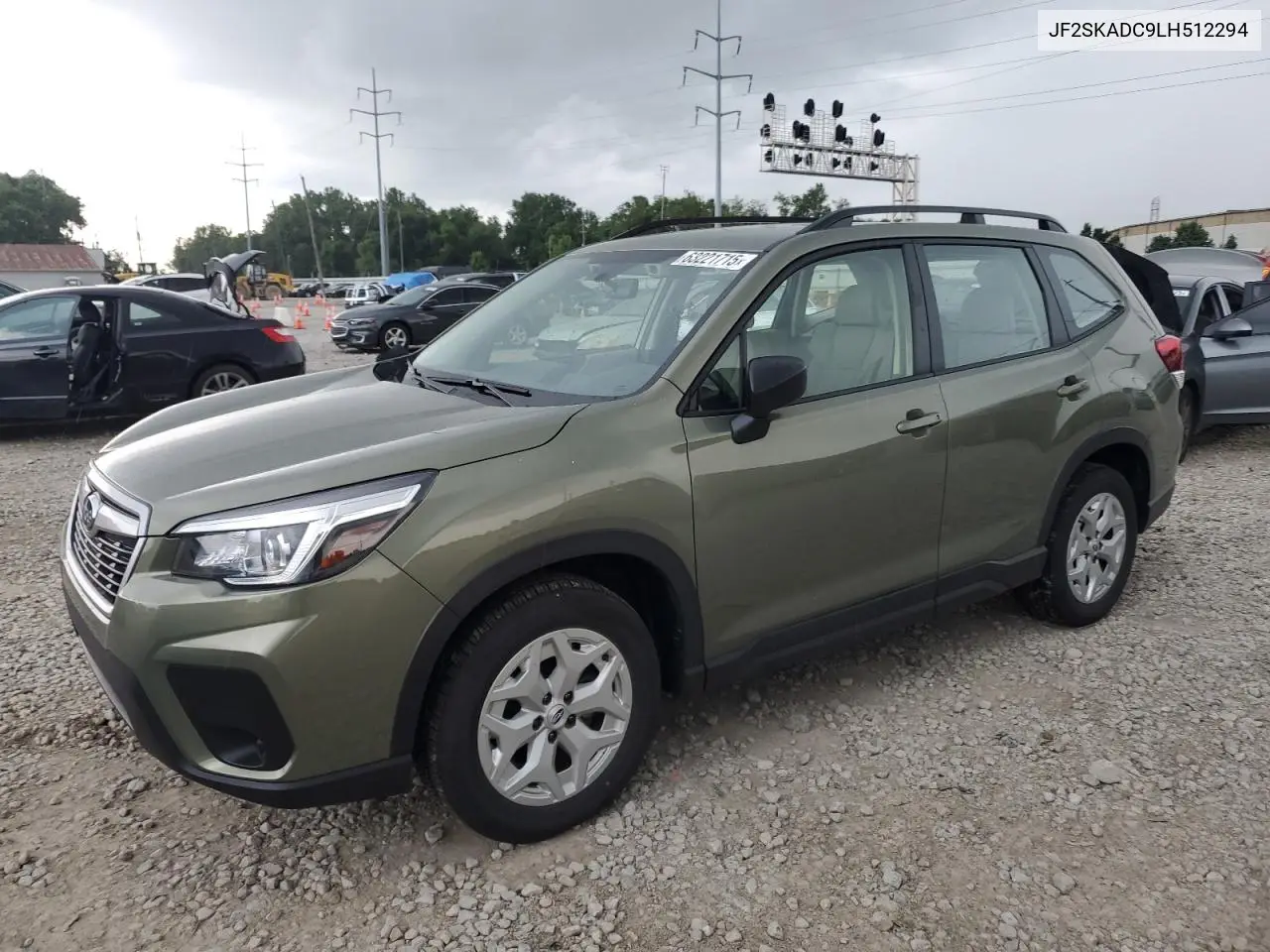2020 Subaru Forester VIN: JF2SKADC9LH512294 Lot: 63221715