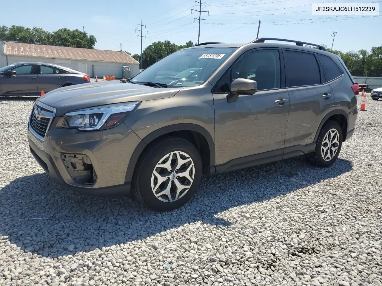 2020 Subaru Forester Premium VIN: JF2SKAJC6LH512239 Lot: 65989235