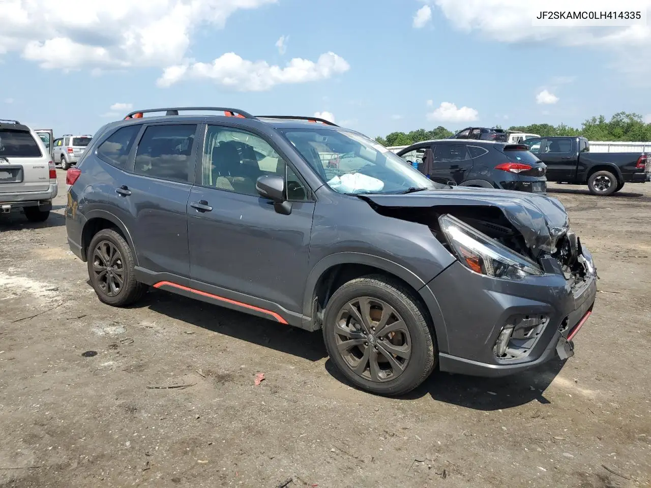 2020 Subaru Forester Sport VIN: JF2SKAMC0LH414335 Lot: 66256625