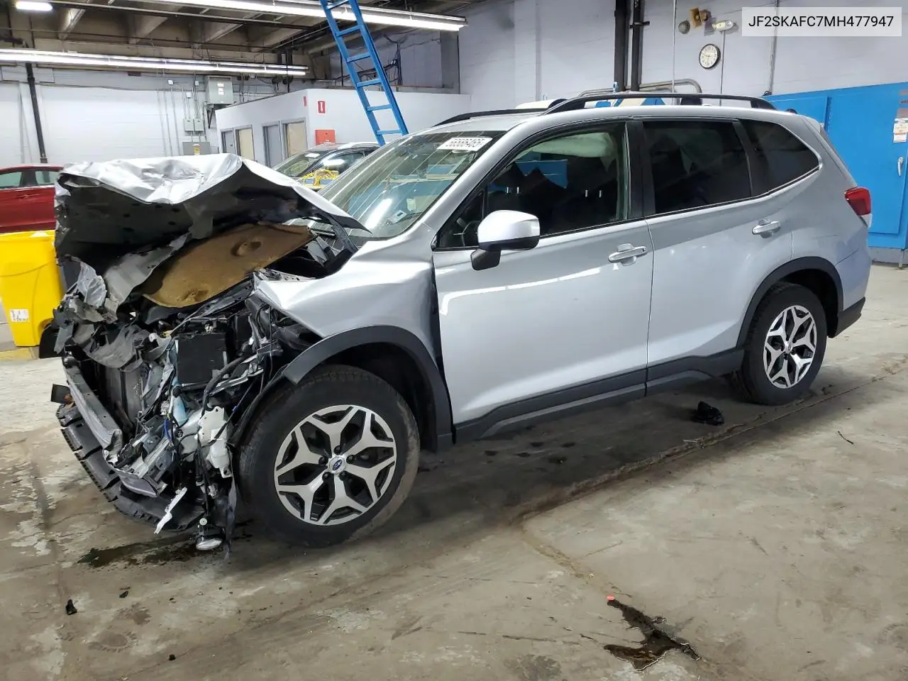 2021 Subaru Forester Premium VIN: JF2SKAFC7MH477947 Lot: 56586465