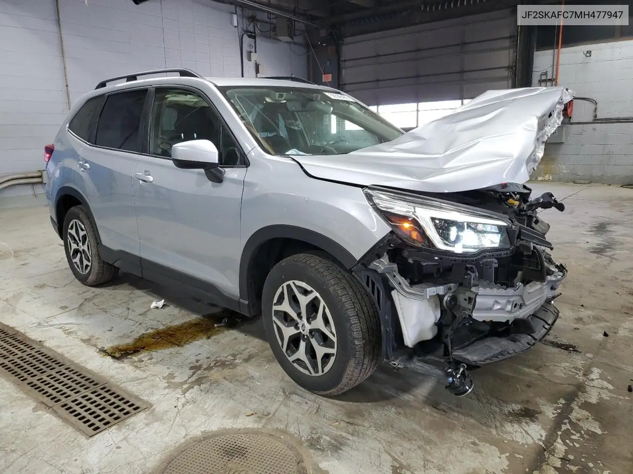 2021 Subaru Forester Premium VIN: JF2SKAFC7MH477947 Lot: 56586465