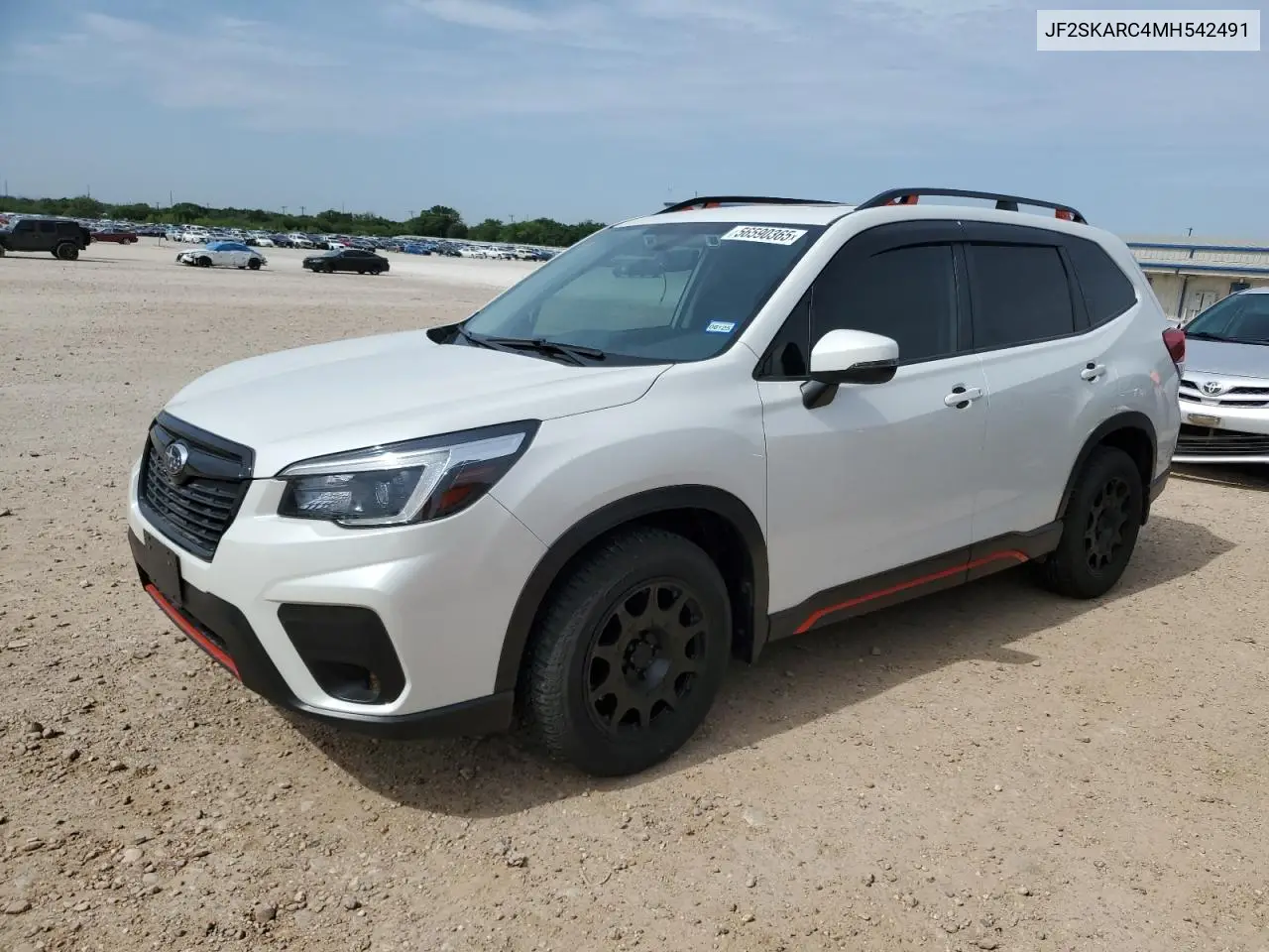 2021 Subaru Forester Sport VIN: JF2SKARC4MH542491 Lot: 56590365