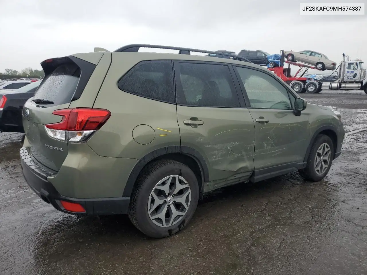 2021 Subaru Forester Premium VIN: JF2SKAFC9MH574387 Lot: 56706205