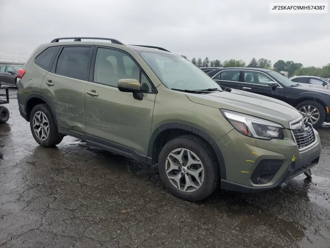2021 Subaru Forester Premium VIN: JF2SKAFC9MH574387 Lot: 56706205