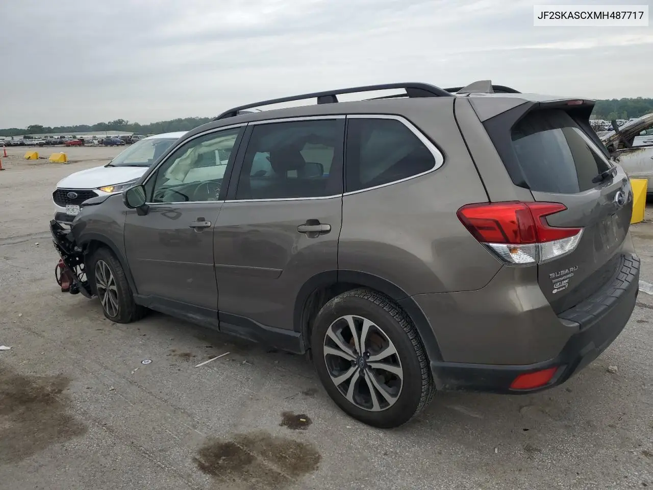 2021 Subaru Forester Limited VIN: JF2SKASCXMH487717 Lot: 59880205