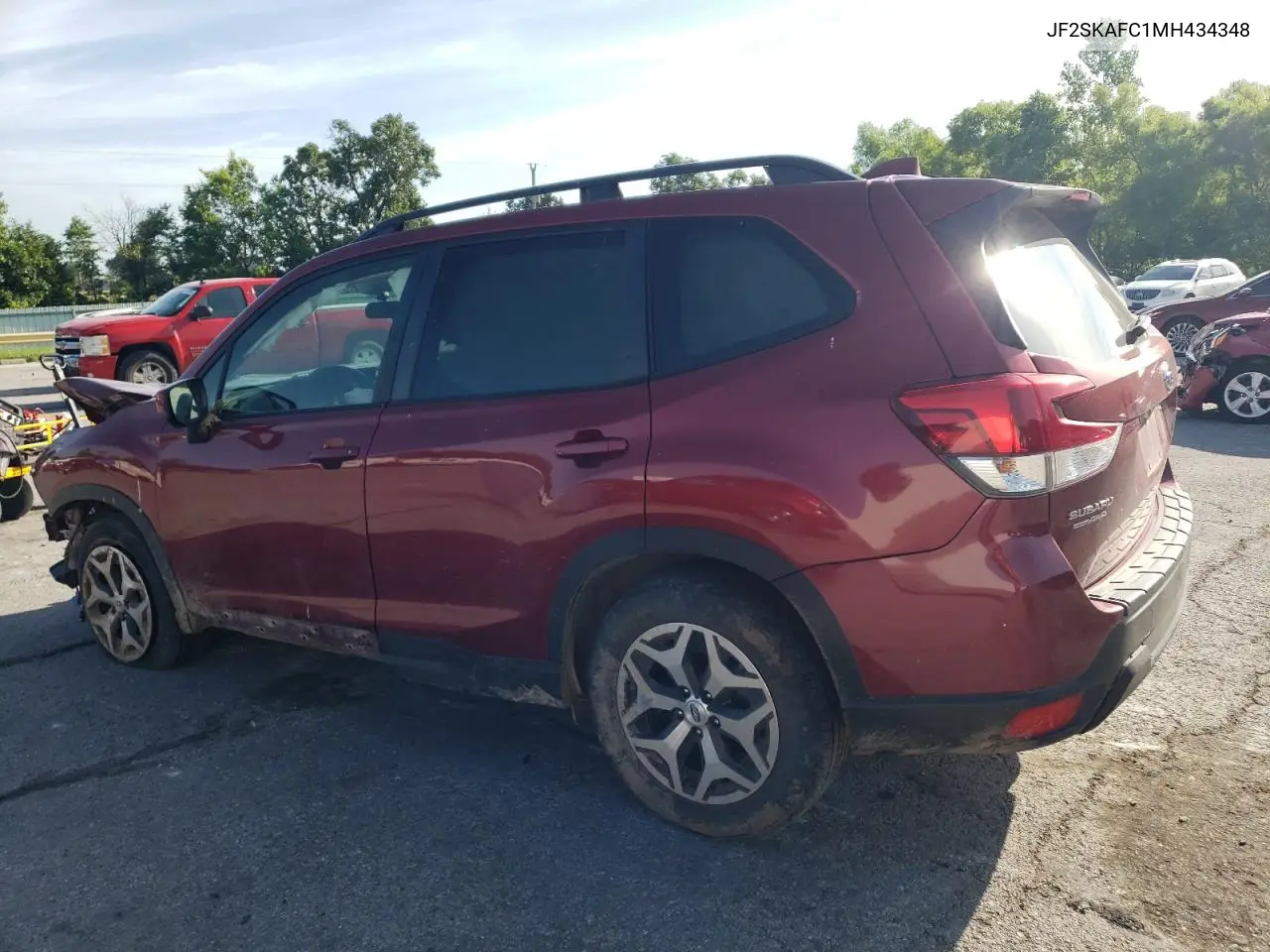 2021 Subaru Forester Premium VIN: JF2SKAFC1MH434348 Lot: 61999965