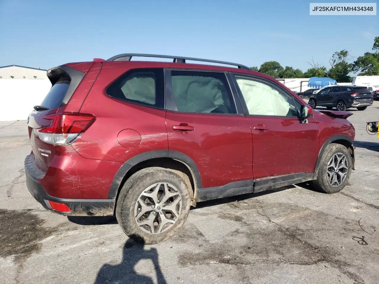 2021 Subaru Forester Premium VIN: JF2SKAFC1MH434348 Lot: 61999965