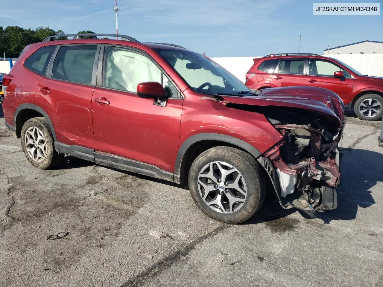 2021 Subaru Forester Premium VIN: JF2SKAFC1MH434348 Lot: 61999965