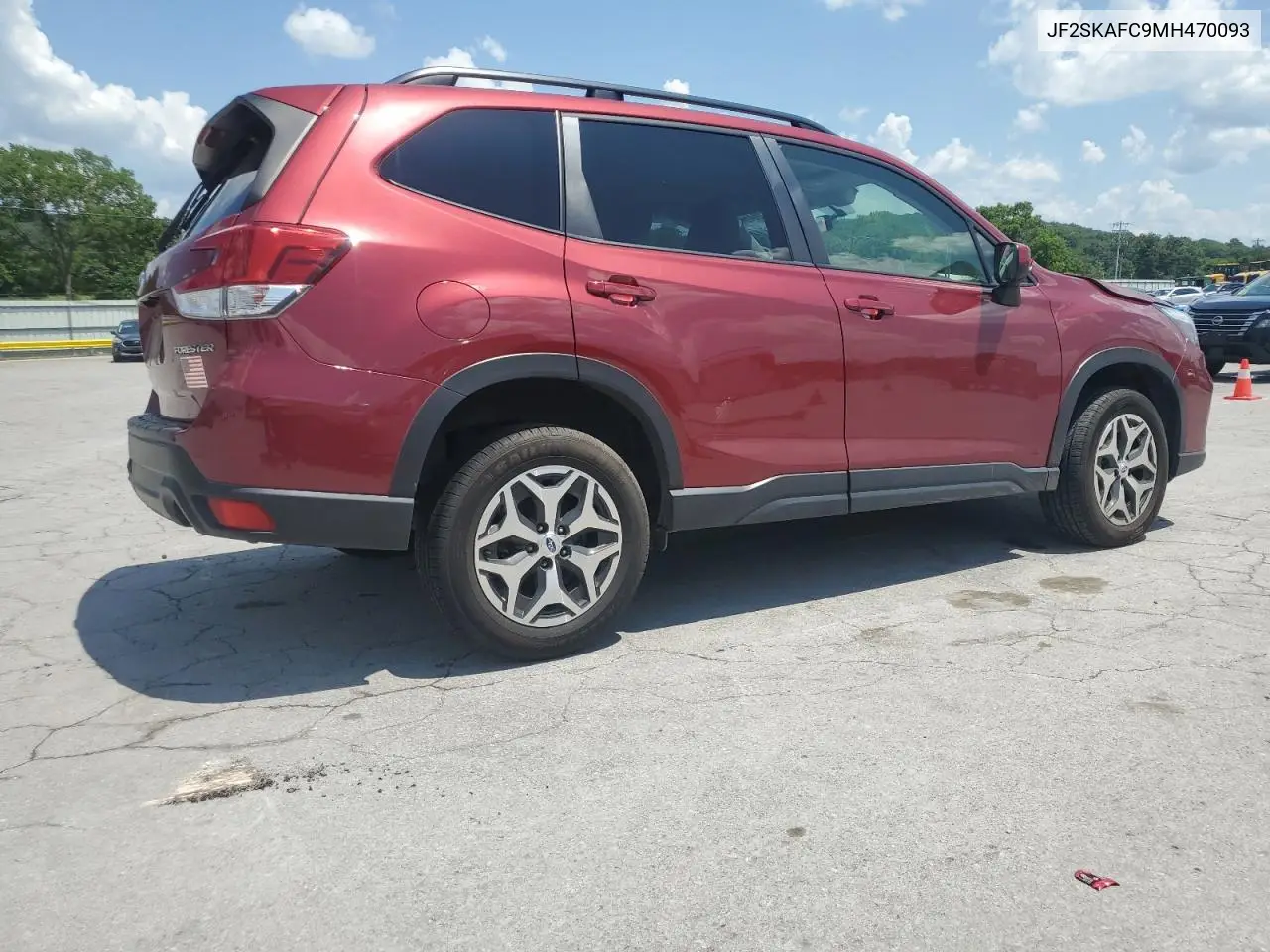 2021 Subaru Forester Premium VIN: JF2SKAFC9MH470093 Lot: 62142045
